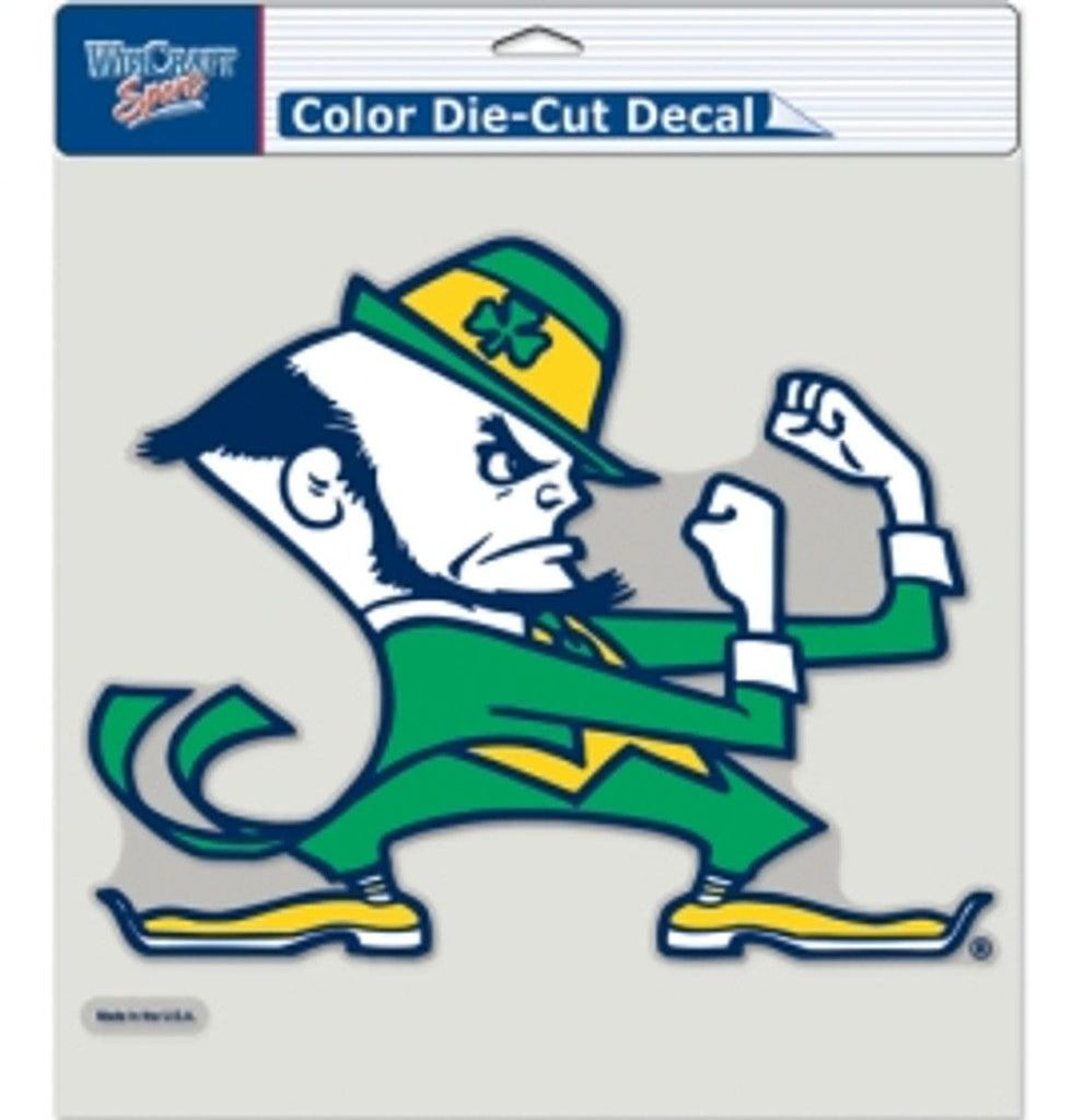 Decal 8x8 Perfect Cut Color Notre Dame Fighting Irish Decal 8x8 Die Cut Color 032085805188