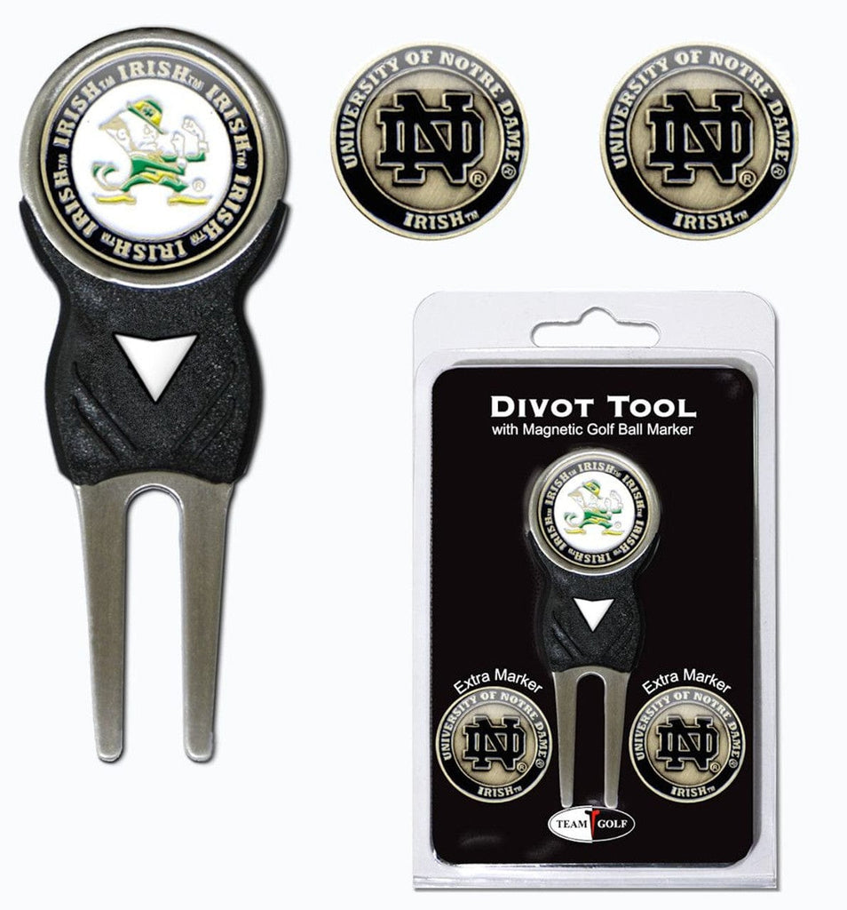 Golf Divot Tool with 3 Markers Notre Dame Fighting Irish Golf Divot Tool with 3 Markers 637556227454