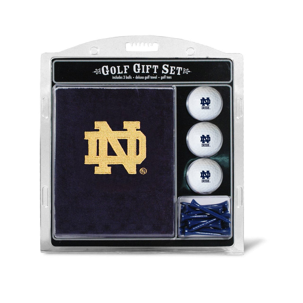 Golf Gift Set with Towel Notre Dame Fighting Irish Golf Gift Set with Embroidered Towel 637556227201