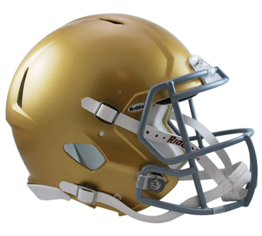 Helmets Full Size Authentic Notre Dame Fighting Irish Helmet Riddell Authentic Full Size Speed Style 2016 095855328935