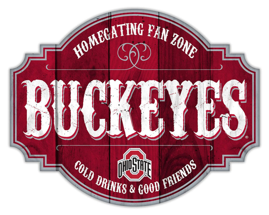 Signs Ohio State Buckeyes Sign Wood 12 Inch Homegating Tavern 878461182067