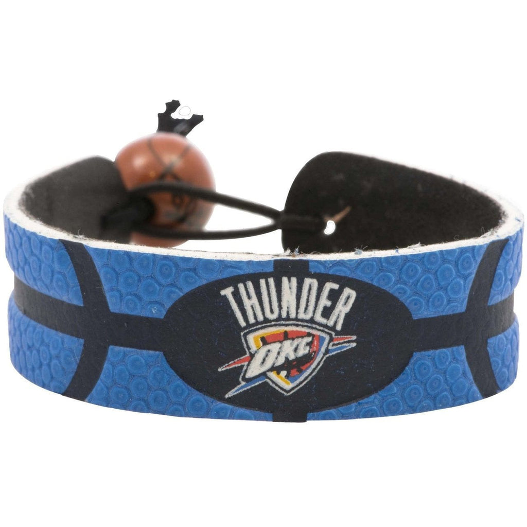 Oklahoma City Thunder Oklahoma City Thunder Bracelet Team Color Basketball CO 844214014183