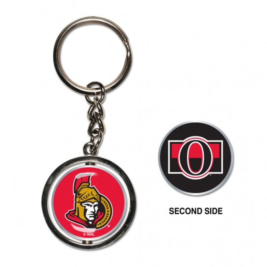 Key Rings Ottawa Senators Key Ring Spinner Style - Special Order 032085551320