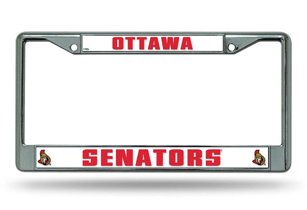 License Frame Chrome Ottawa Senators License Plate Frame Chrome - Special Order 094746012571