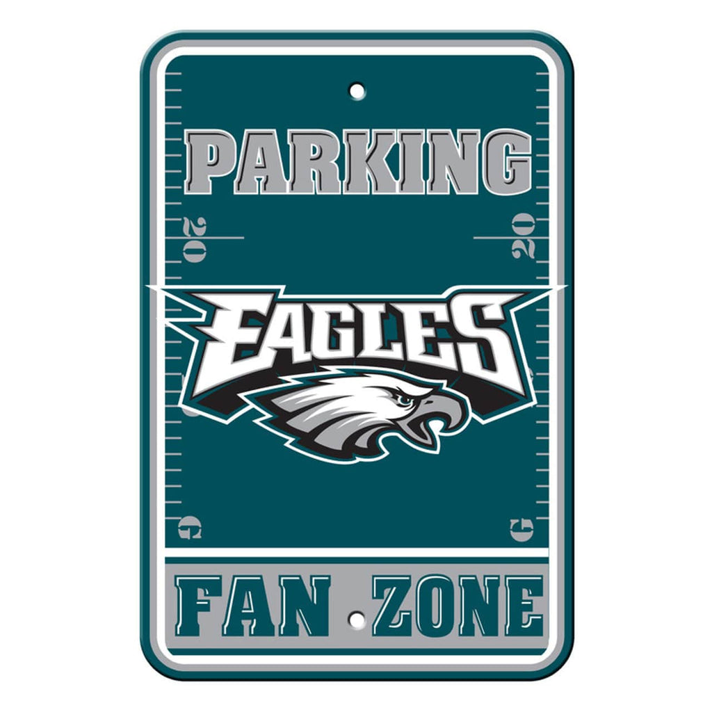 Philadelphia Eagles Philadelphia Eagles Sign 12x18 Plastic Fan Zone Parking Style CO 023245922173