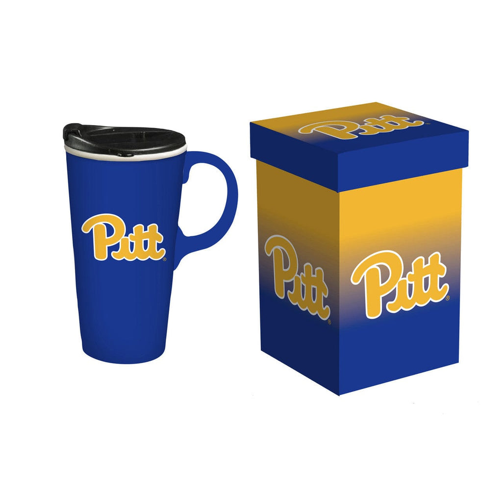 Boxed Travel Latte Pittsburgh Panthers Drink 17oz Travel Latte Boxed 801946012184