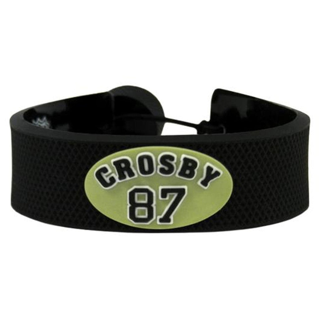 Pittsburgh Penguins Pittsburgh Penguins Bracelet Team Color Jersey Sidney Crosby Design CO 844214001145