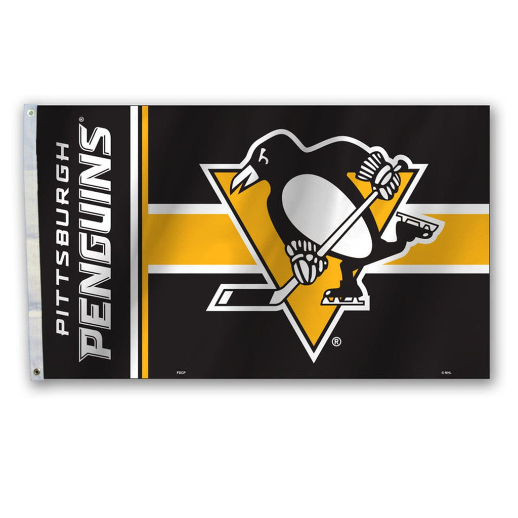 Pittsburgh Penguins Pittsburgh Penguins Flag 3x5 Banner CO 023245842501