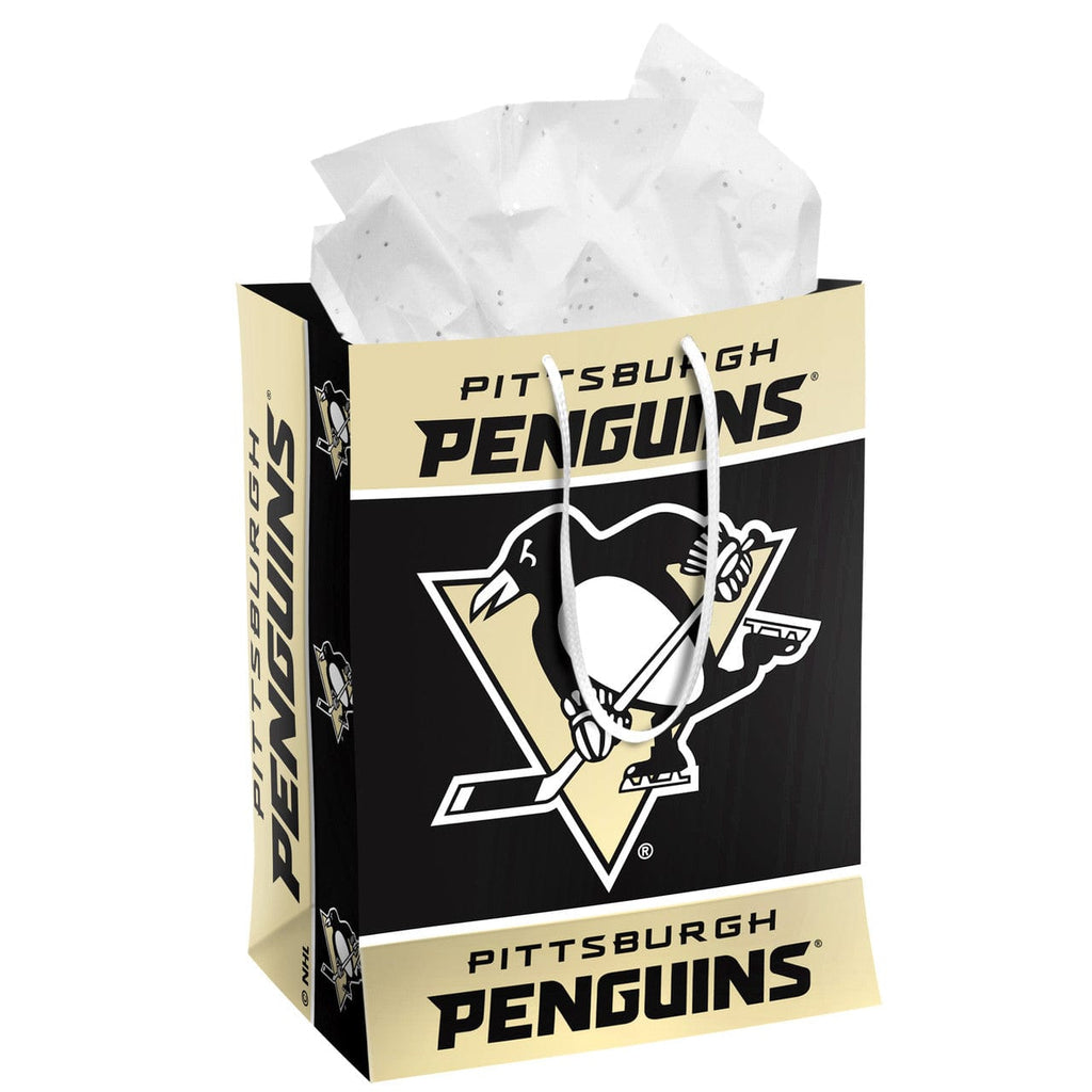 Party Gift Bag Pittsburgh Penguins Gift Bag Medium - Special Order 887849819730