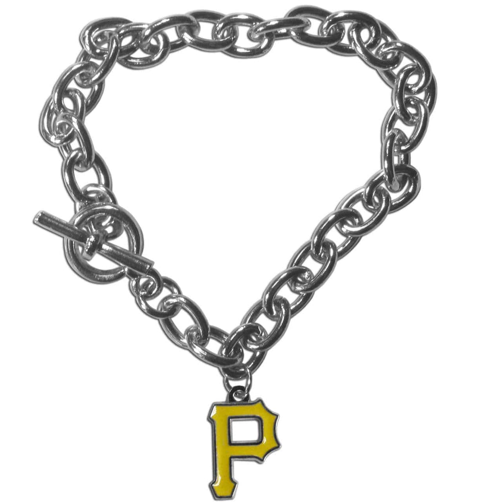 Pittsburgh Pirates Pittsburgh Pirates Bracelet Chain Link Style CO 754603369377