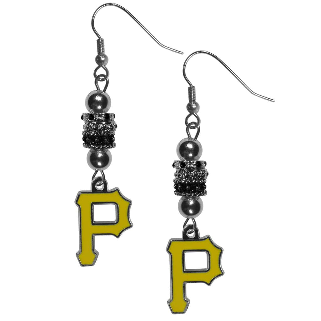 Pittsburgh Pirates Pittsburgh Pirates Earrings Fish Hook Post Euro Style CO 754603680373