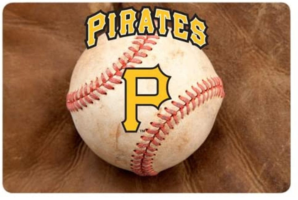 Pittsburgh Pirates Pittsburgh Pirates Pet Bowl Mat Classic Baseball Size Large CO 844214064218