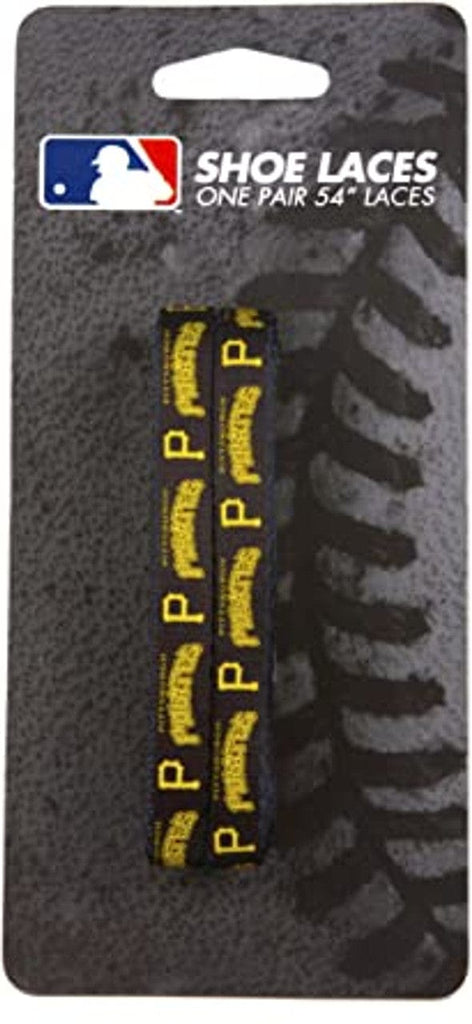 Footwear Laces Pittsburgh Pirates Shoe Laces 54 Inch - Special Order 700909303645