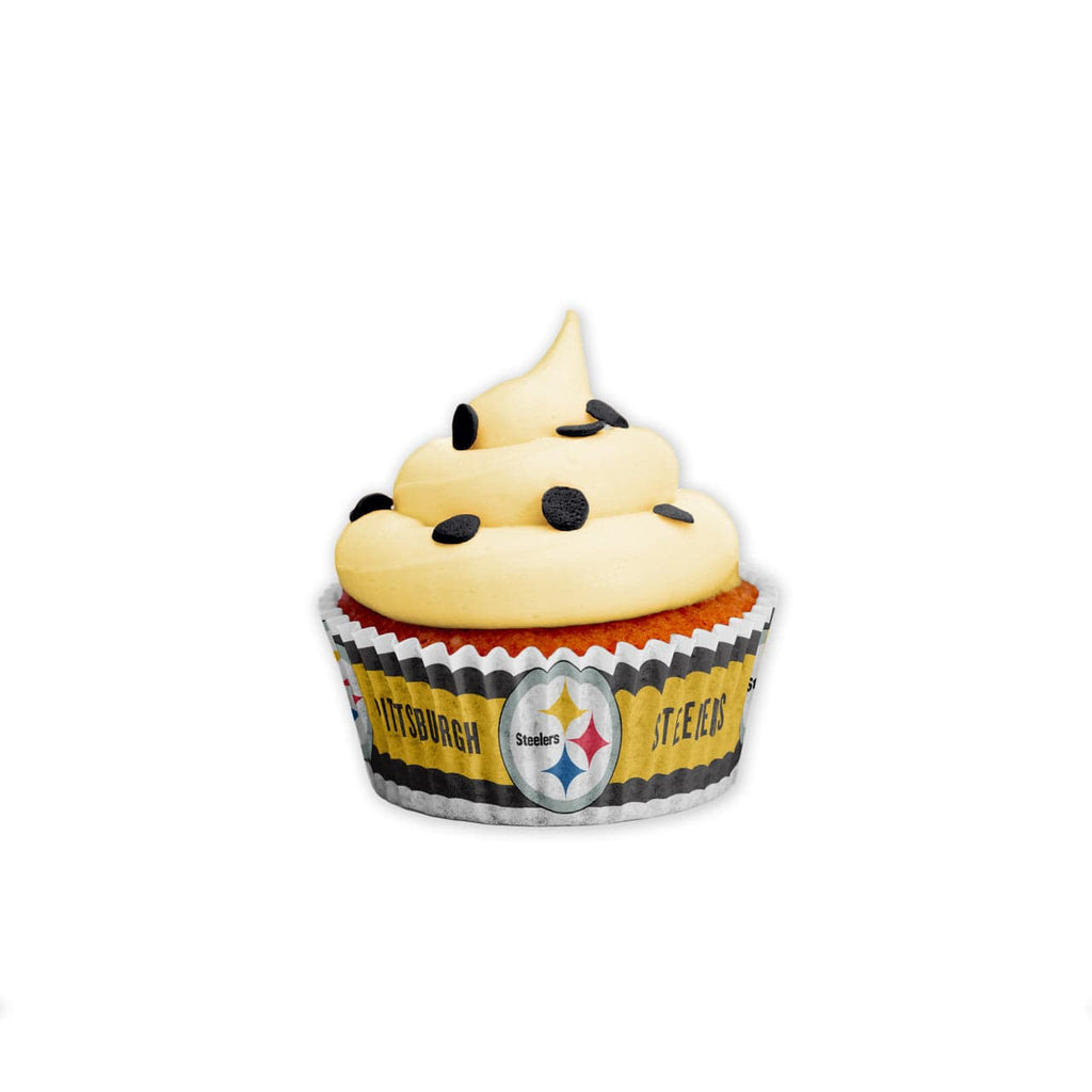Baking Cups Pittsburgh Steelers Baking Cups Large 50 Pack 771831272255