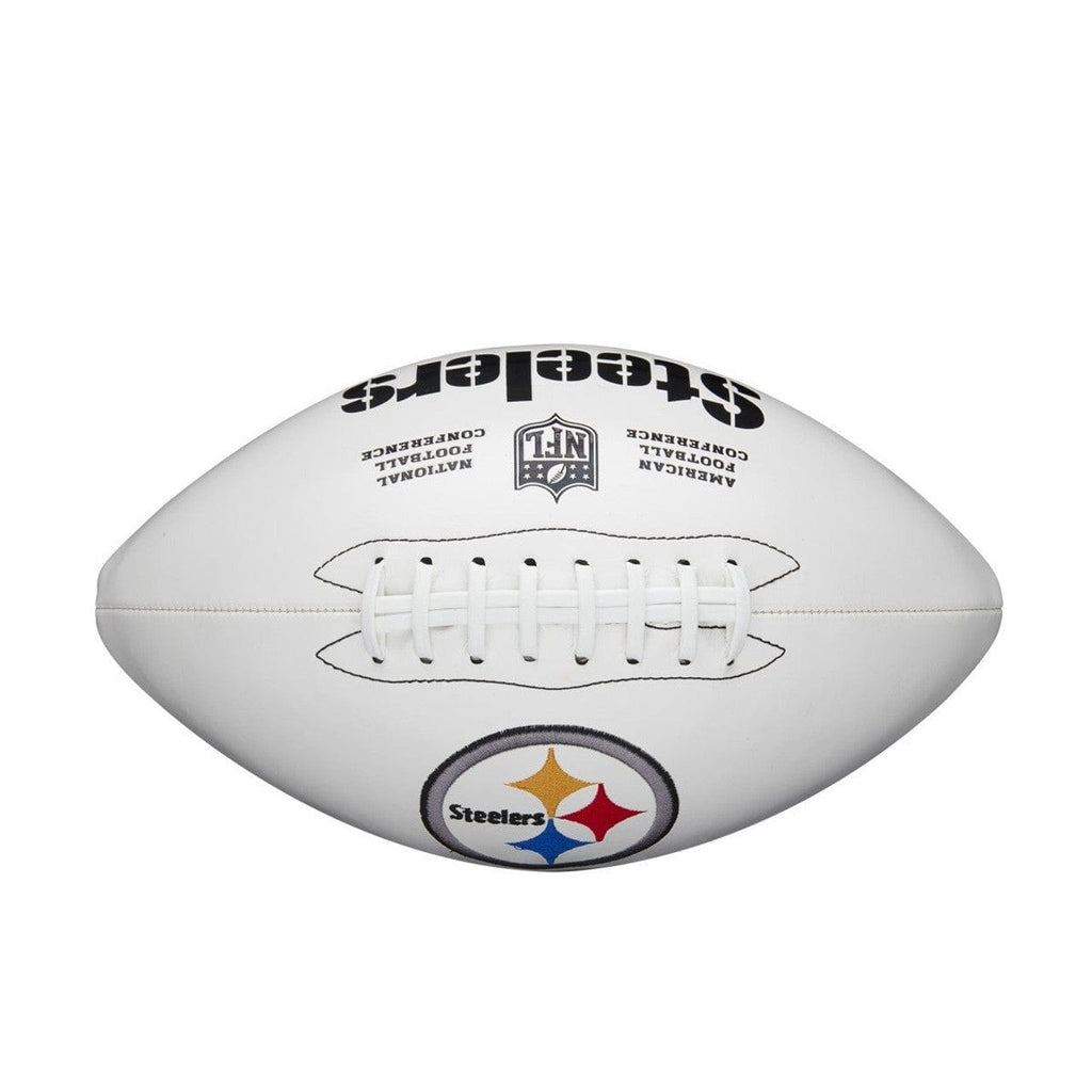 Footballs Signature Series Pittsburgh Steelers Football Full Size Autographable 887768956707