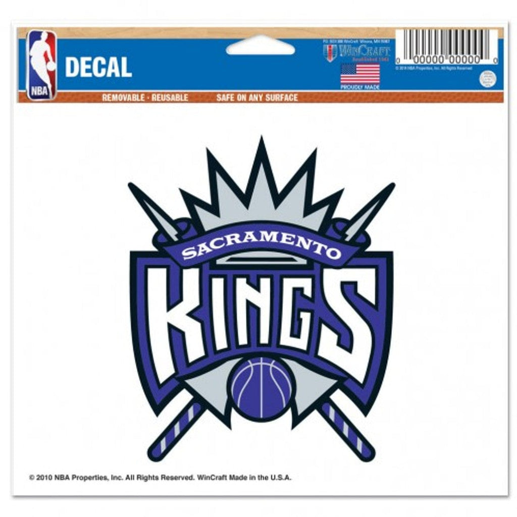Decal 5x6 Multi Use Color Sacramento Kings Decal 5x6 Color - Special Order 032085220370