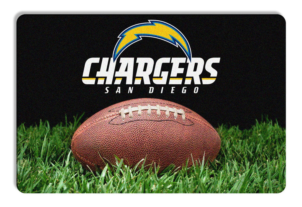 NFL Legacy Teams San Diego Chargers Pet Bowl Mat Classic Football Size Large CO 844214071353