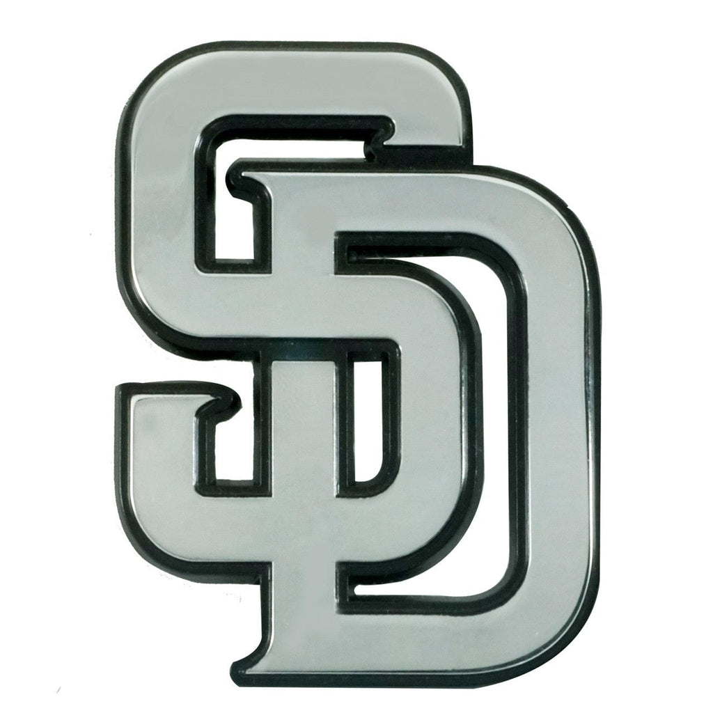 San Diego Padres San Diego Padres Auto Emblem Premium Metal Chrome Special Order 842281166972