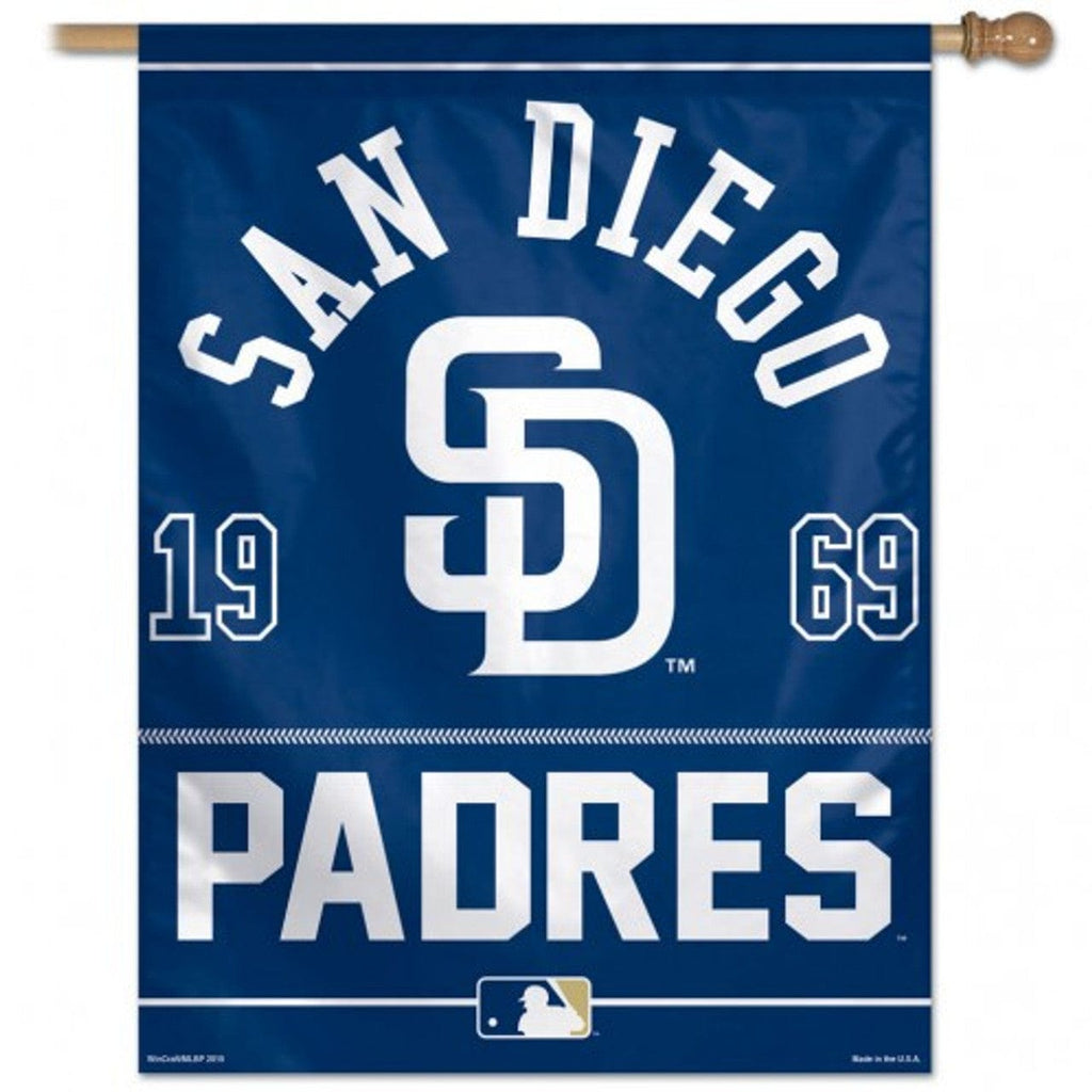 Banner 27x37 Vertical San Diego Padres Banner 27x37 032085814241