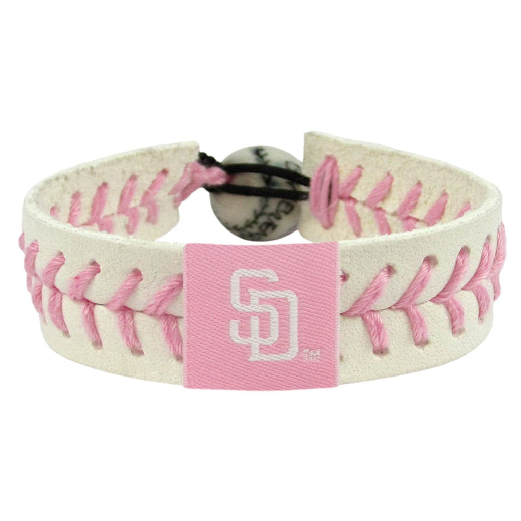 San Diego Padres San Diego Padres Bracelet Baseball Pink CO 877314002033