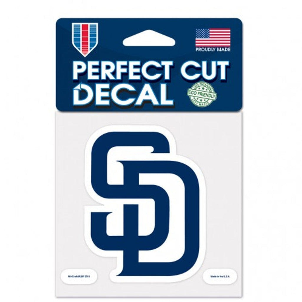 Decal 4x4 Perfect Cut Color San Diego Padres Decal 4x4 Perfect Cut Color 032085939081