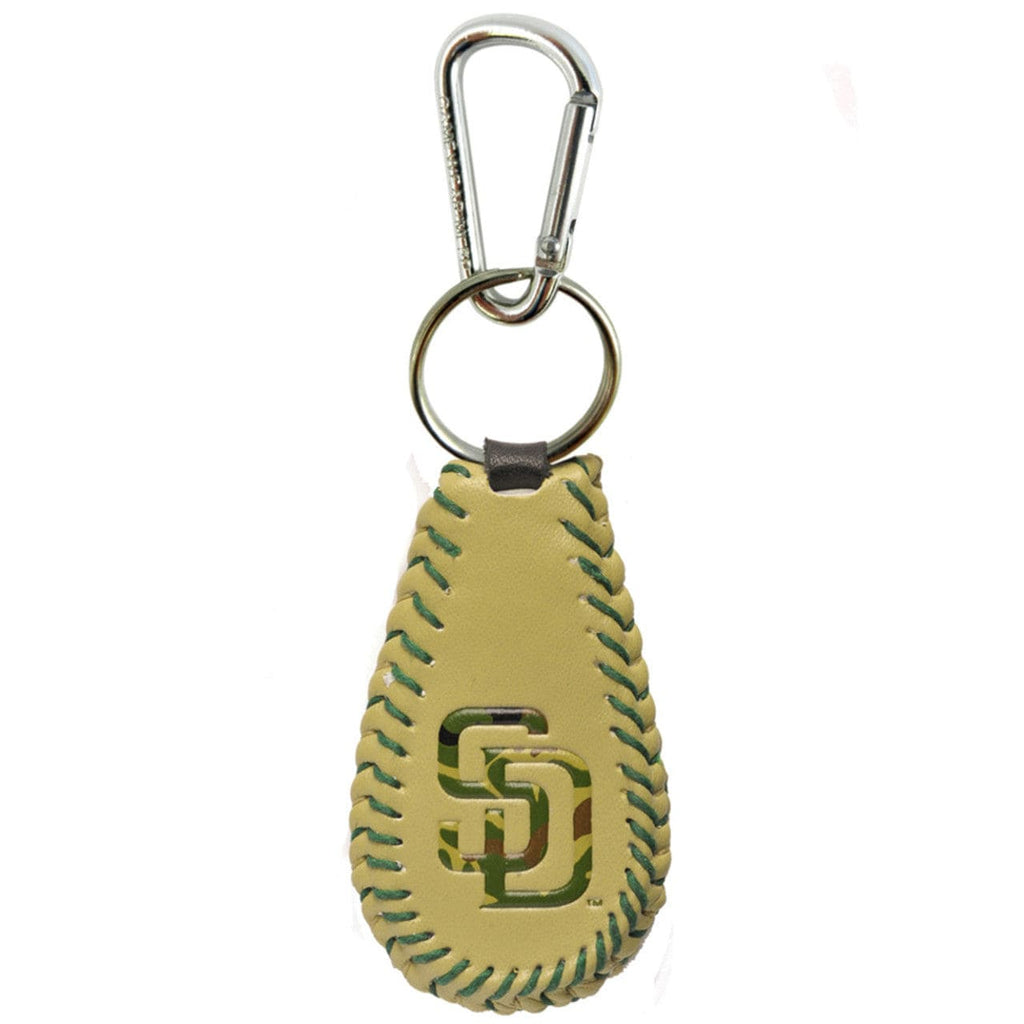 San Diego Padres San Diego Padres Keychain Classic Baseball Camo CO 844214001800