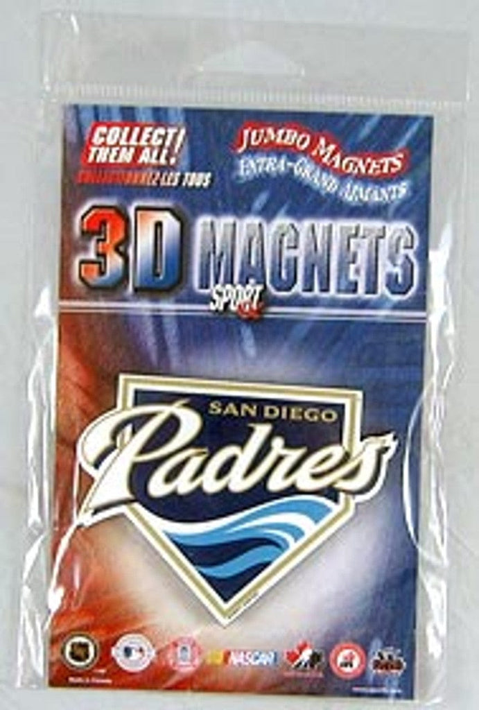 San Diego Padres San Diego Padres Magnet Jumbo 3D CO 626551103252