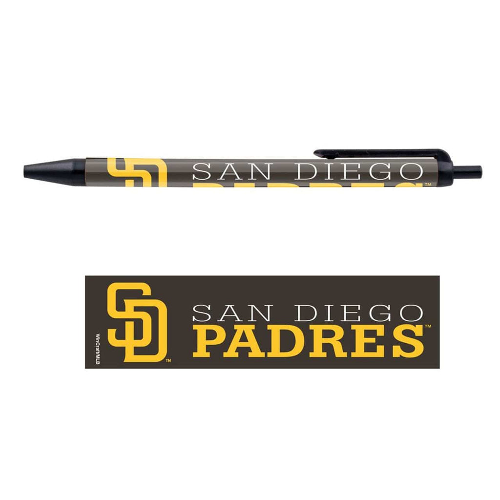 Pens Click Style 5 Pack San Diego Padres Pens 5 Pack 032085657169