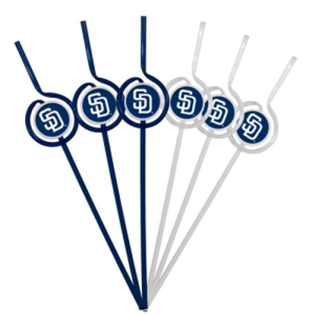 San Diego Padres San Diego Padres Team Sipper Straws CO 815580019195