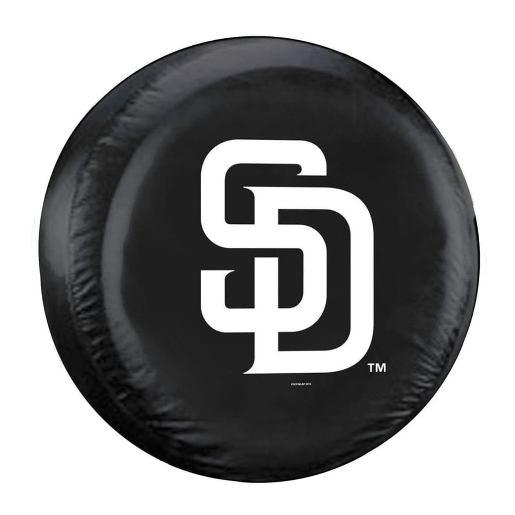 San Diego Padres San Diego Padres Tire Cover Standard Size Black CO 023245684361