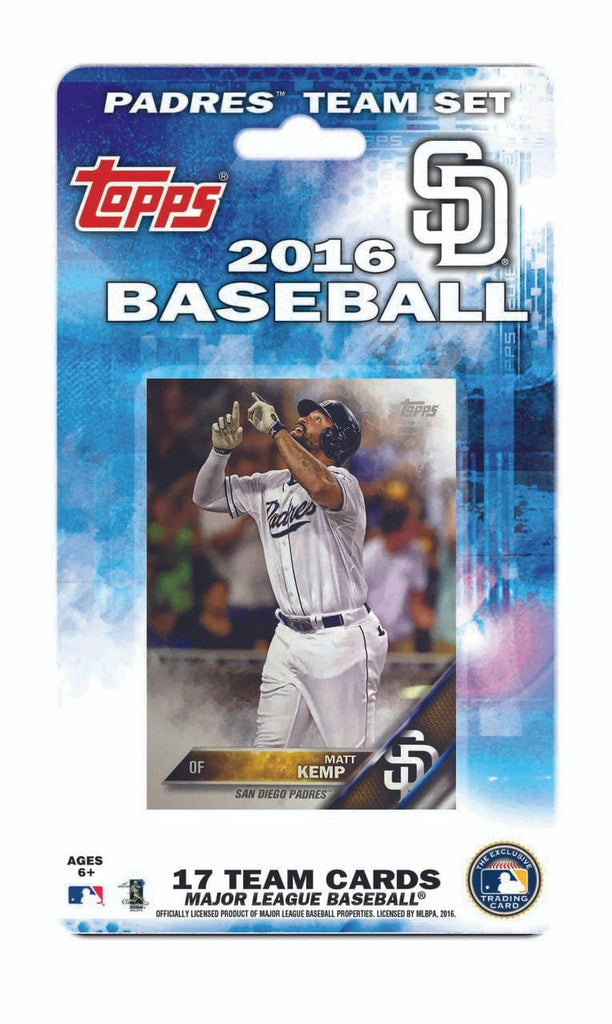 Collectibles San Diego Padres Topps Team Set - 2016 - 887521047536