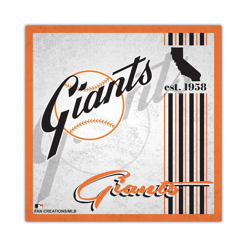 Sign 10x10 Album San Francisco Giants Sign Wood 10x10 Album Design 878461371096