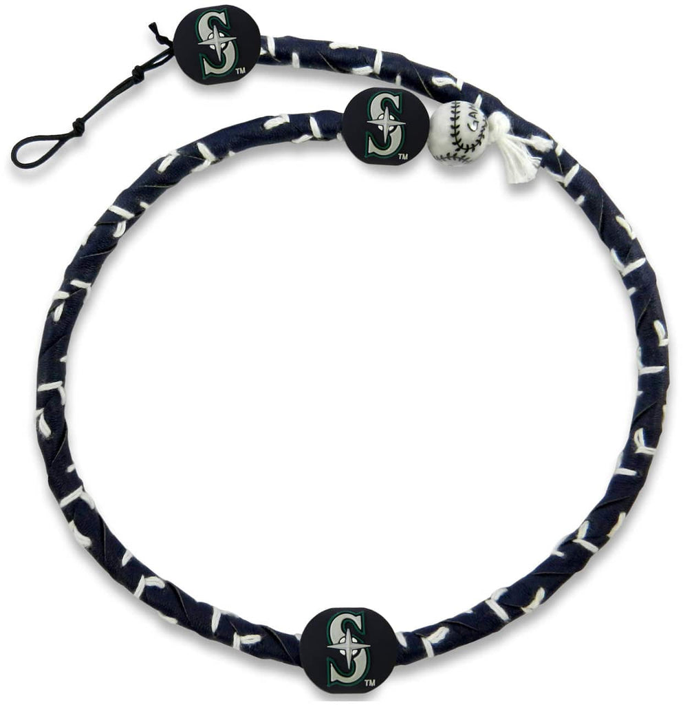 Seattle Mariners Seattle Mariners Necklace Frozen Rope Team Color Baseball CO 844214042186