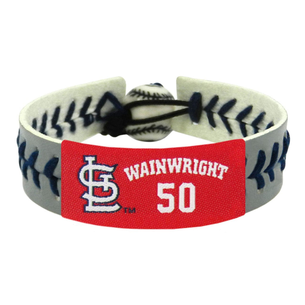 St. Louis Cardinals St. Louis Cardinals Bracelet Team Color Baseball Adam Wainwright Gray CO 844214043824