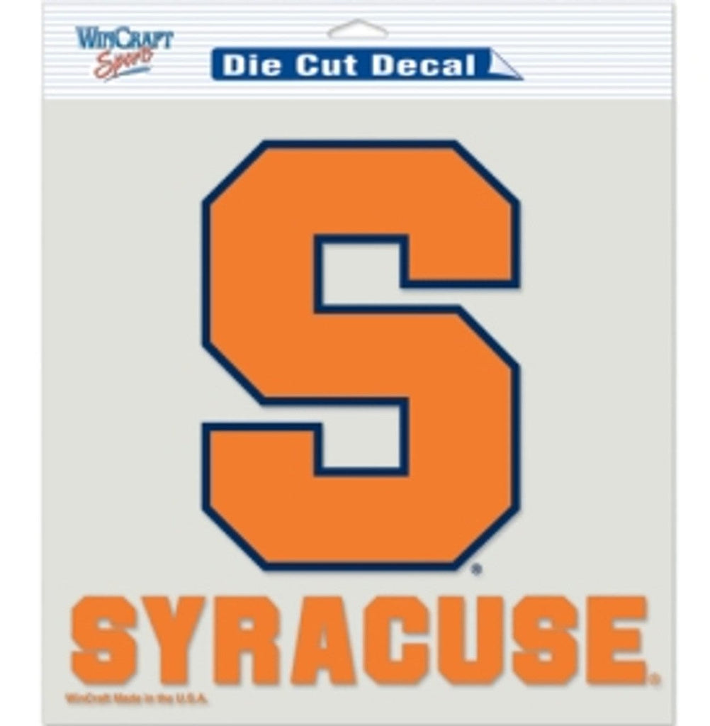 Decal 8x8 Perfect Cut Color Syracuse Orange Decal 8x8 Die Cut Color 032085686343