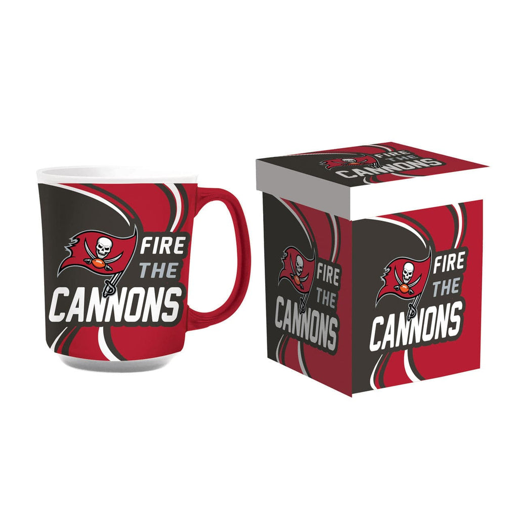 Boxed 14oz Tampa Bay Buccaneers Coffee Mug 14oz Ceramic with Matching Box 801946916987