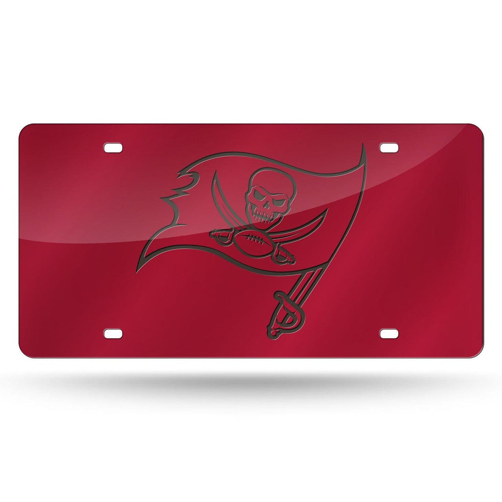 Tampa Bay Buccaneers Tampa Bay Buccaneers License Plate Laser Cut Red 767345859365
