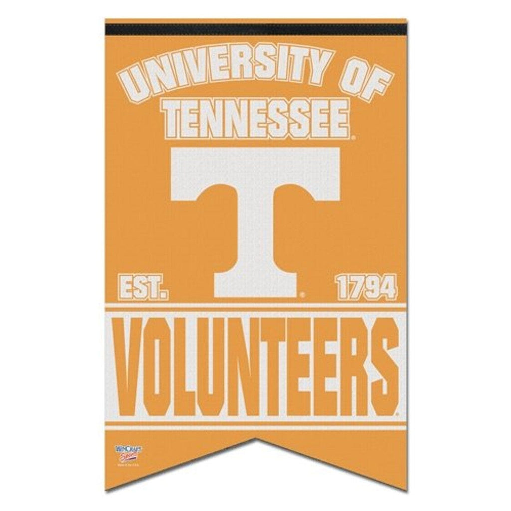 Pennant 17x26 Tennessee Volunteers Banner 17x26 Pennant Style Premium Felt 032085919588