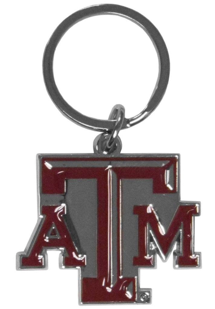 Keychain Logo Cut Style Texas A&M Aggies Chrome Logo Cut Keychain 754603297328