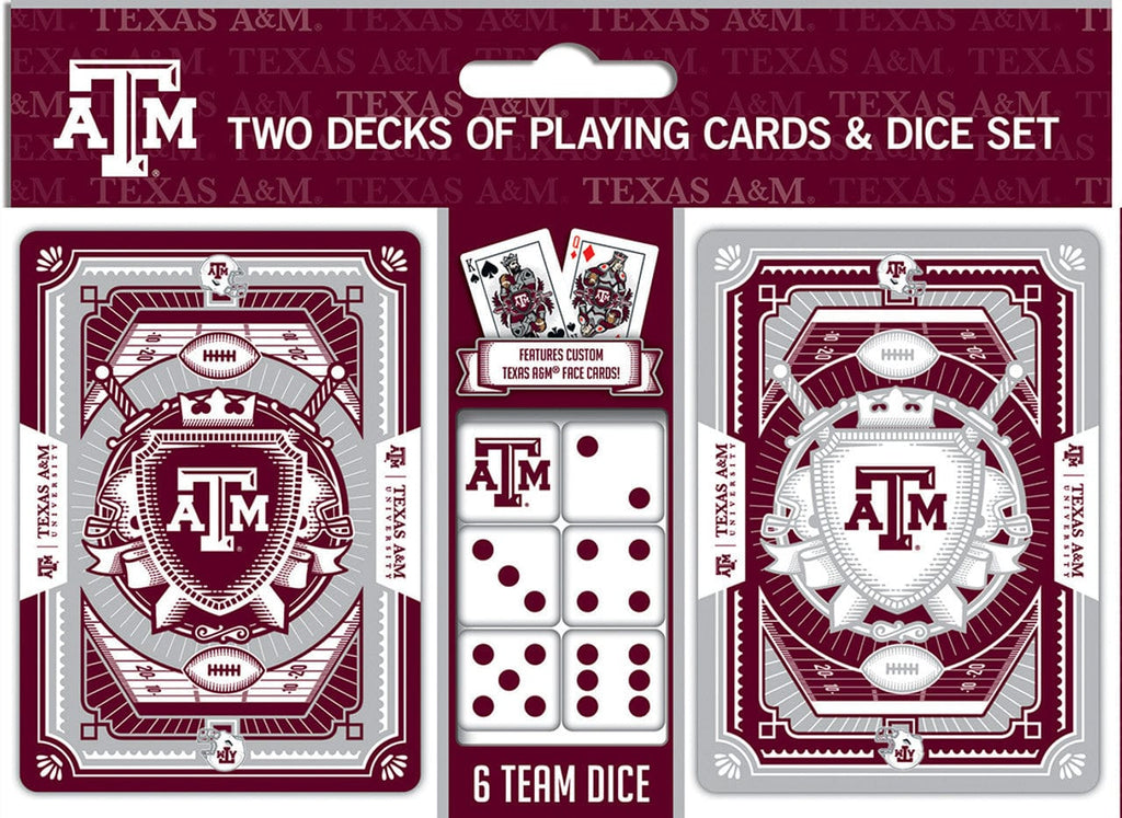 Playing Cards and Dice Set Texas A&M Aggies Playing Cards and Dice Set 705988015694