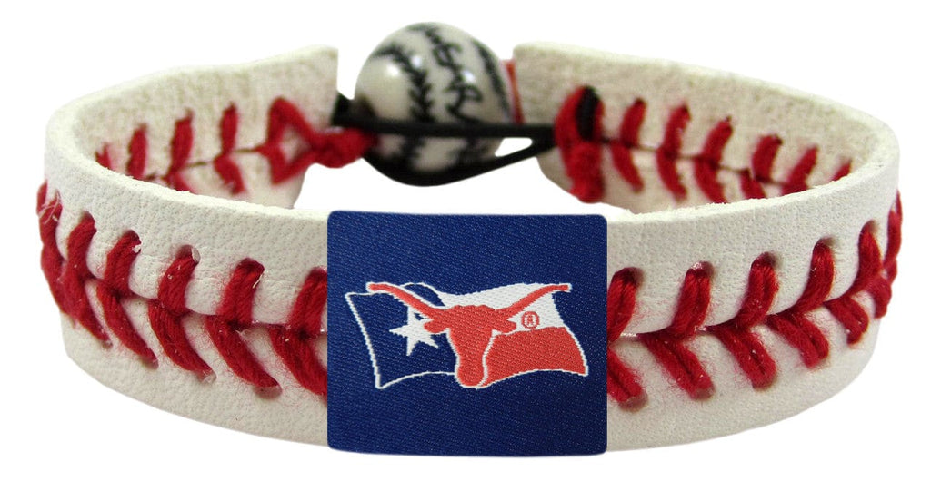 Texas Longhorns Texas Longhorns Bracelet Classic Baseball Texas Flag CO 844214020795