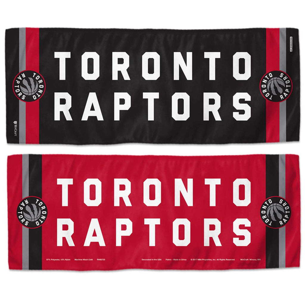 Towel Cooling Toronto Raptors Cooling Towel 12x30 - Special Order 099606236180