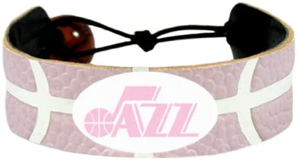 Utah Jazz Utah Jazz Bracelet Team Color Basketball Pink CO 844214034099