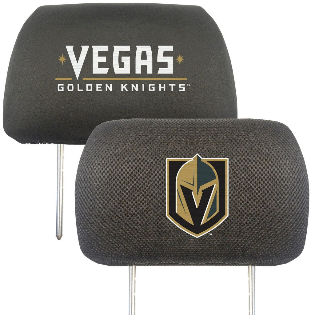 Auto Headrest Covers Vegas Golden Knights Headrest Covers FanMats 842281145588