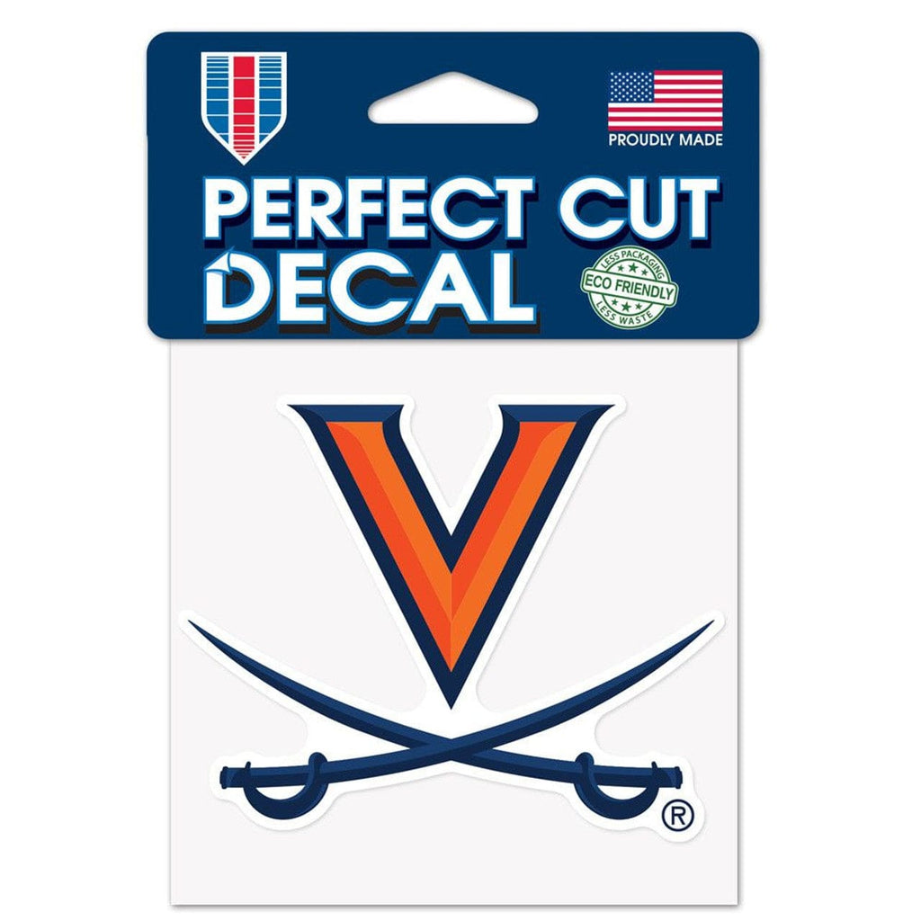 Decal 4x4 Perfect Cut Color Virginia Cavaliers Decal 4x4 Perfect Cut Color 032085491688