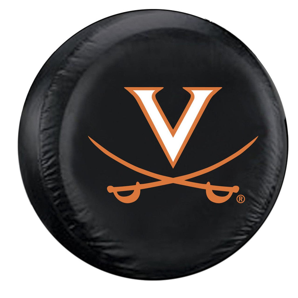 Virginia Cavaliers Virginia Cavaliers Tire Cover Large Size Black CO 023245583695