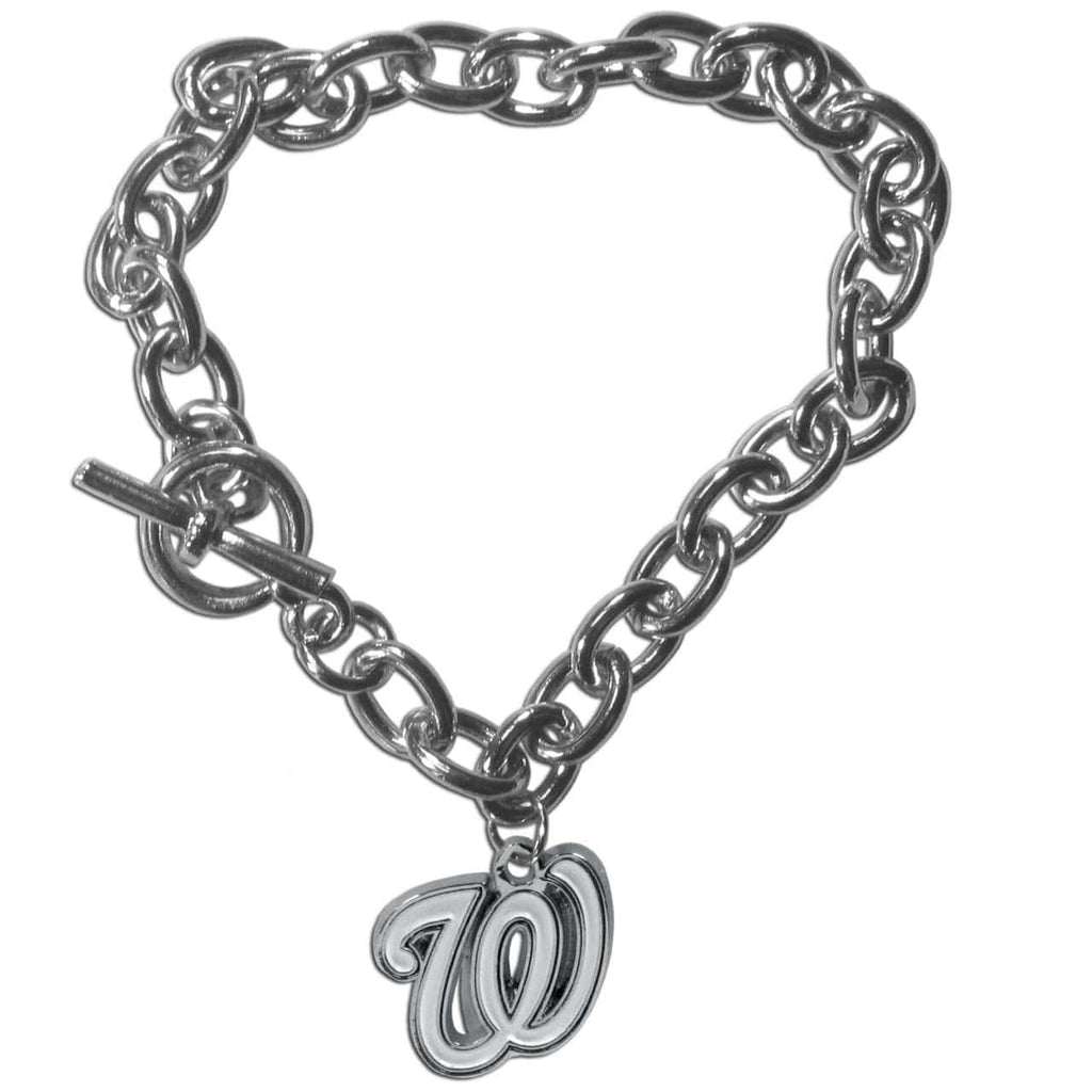 Washington Nationals Washington Nationals Bracelet Chain Link Style CO 754603369490