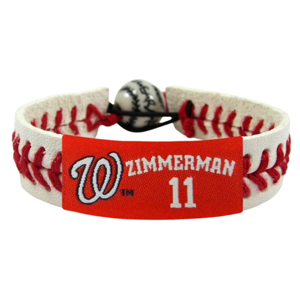 Washington Nationals Washington Nationals Bracelet Classic Baseball Ryan Zimmerman CO 844214041134