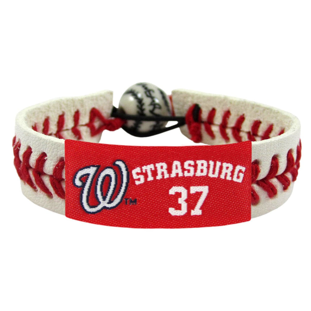 Washington Nationals Washington Nationals Bracelet Classic Baseball Stephen Strasburg CO 844214041141
