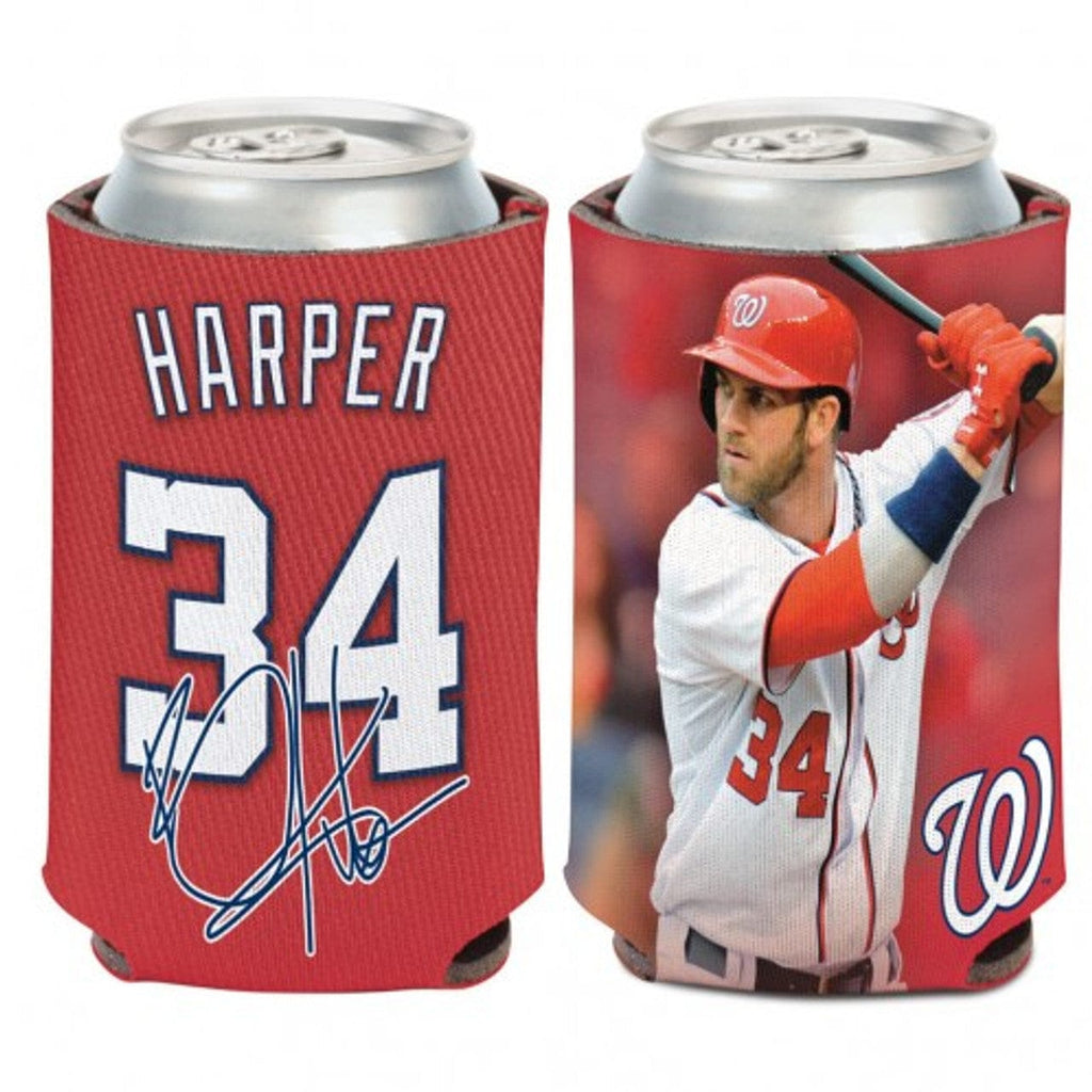 Can Holder Player Washington Nationals Bryce Harper Can Cooler 032085151186